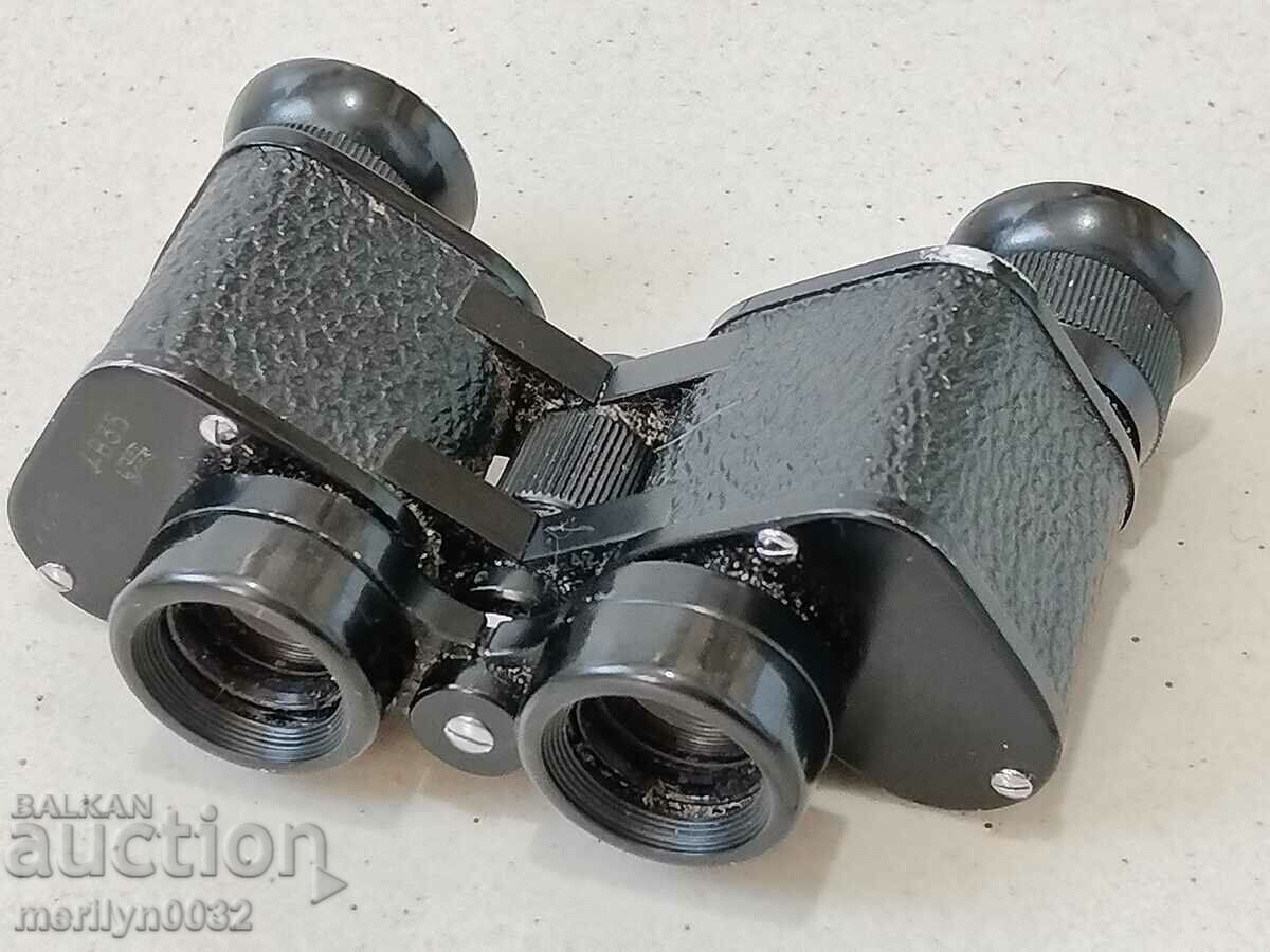 Old German binoculars 6/15 with case - 7 Old German binoculars 6/15 with case - 7