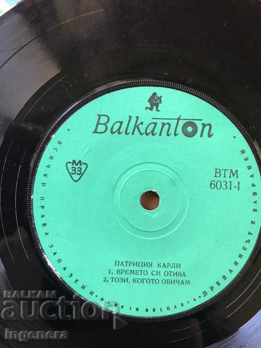 Delivery of RECORD - PATRICIA CARLY-EXCELLENT Delivery of RECORD - PATRICIA CARLY-EXCELLENT