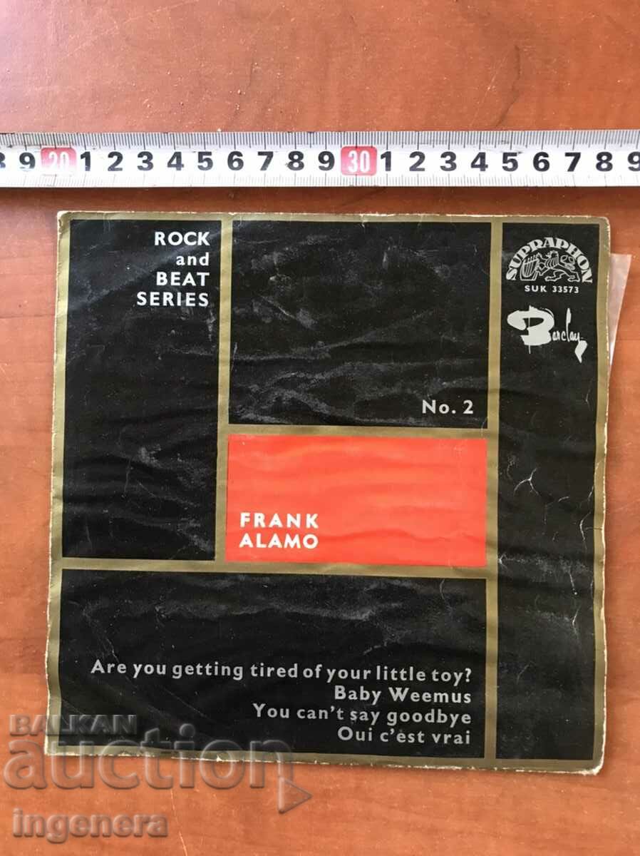 Auction RECORD - FRANK ALAMO Auction RECORD - FRANK ALAMO