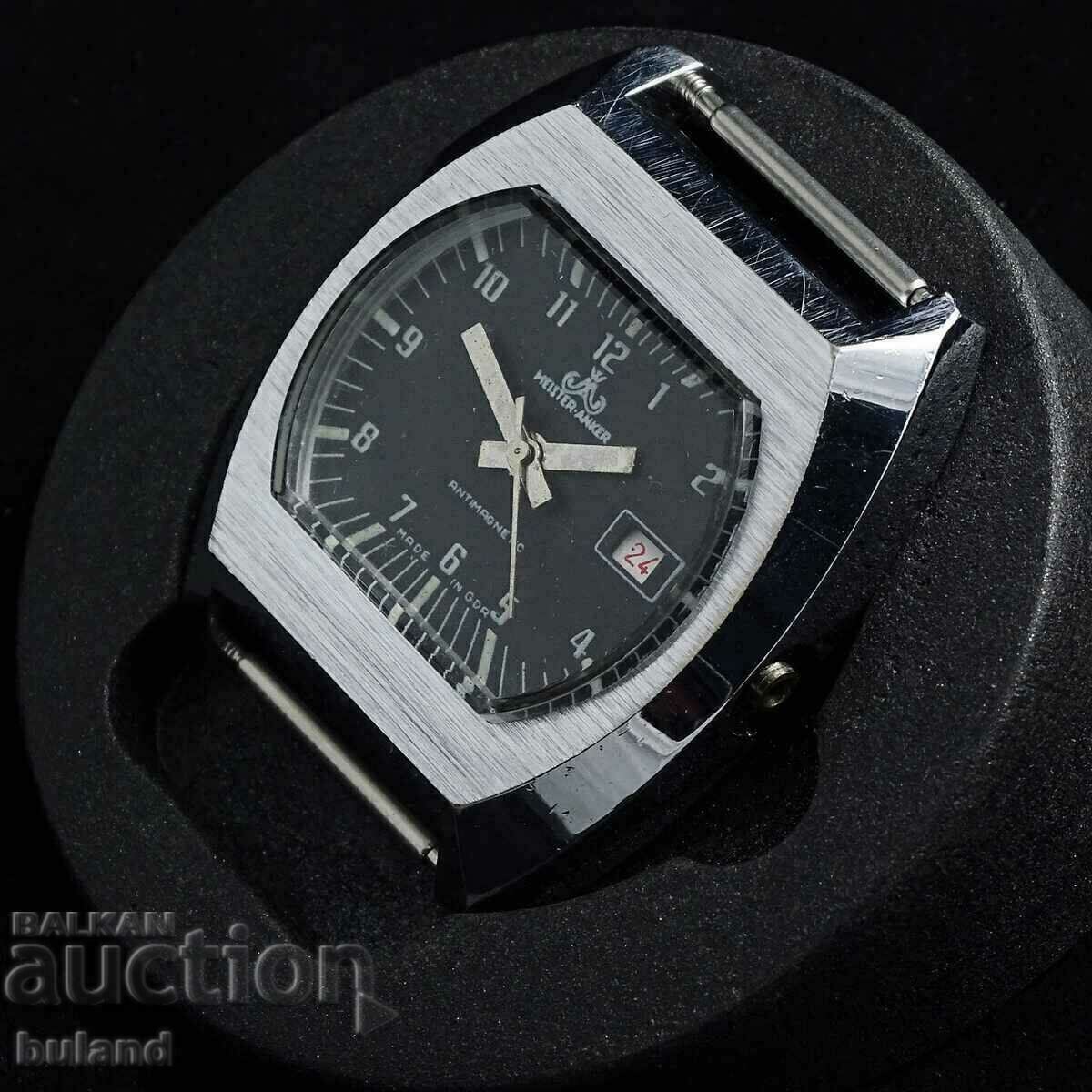 Auction Old German Meister Anker Clock for Repair or Parts Auction Old German Meister Anker Clock for Repair or Parts