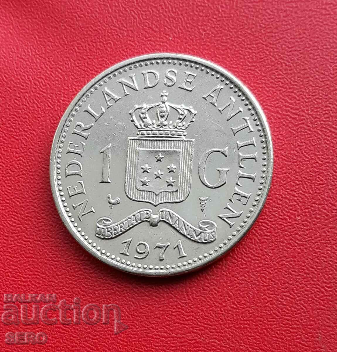 Netherlands Antilles-1 guilder 1971