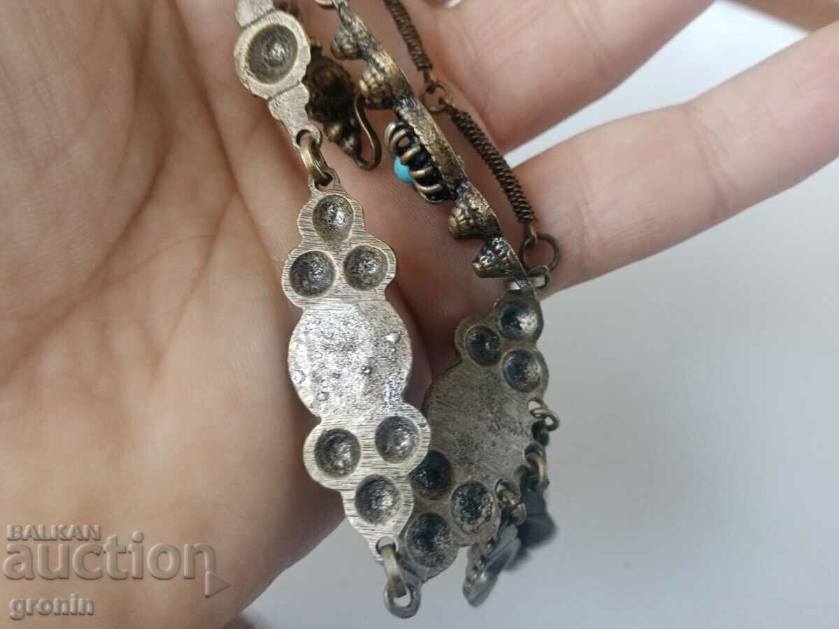 Old jewelry, sachan, bronze, necklace, silver plated, necklace, costumes with price 60.00 BGN | € 30.68
