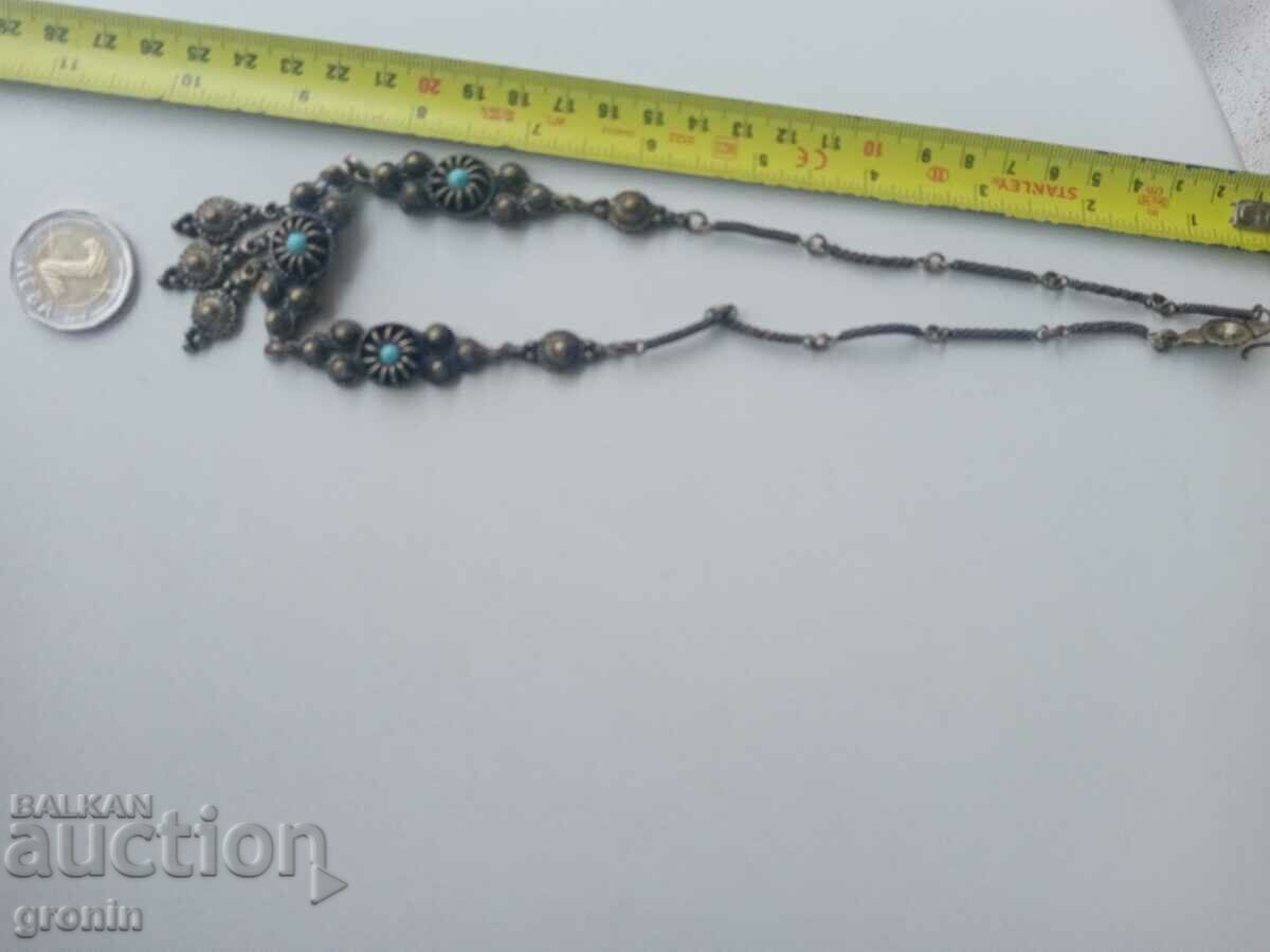 Livrarea Bijuterii vechi, sachan, bronz, colier, placat cu argint, colier, costume