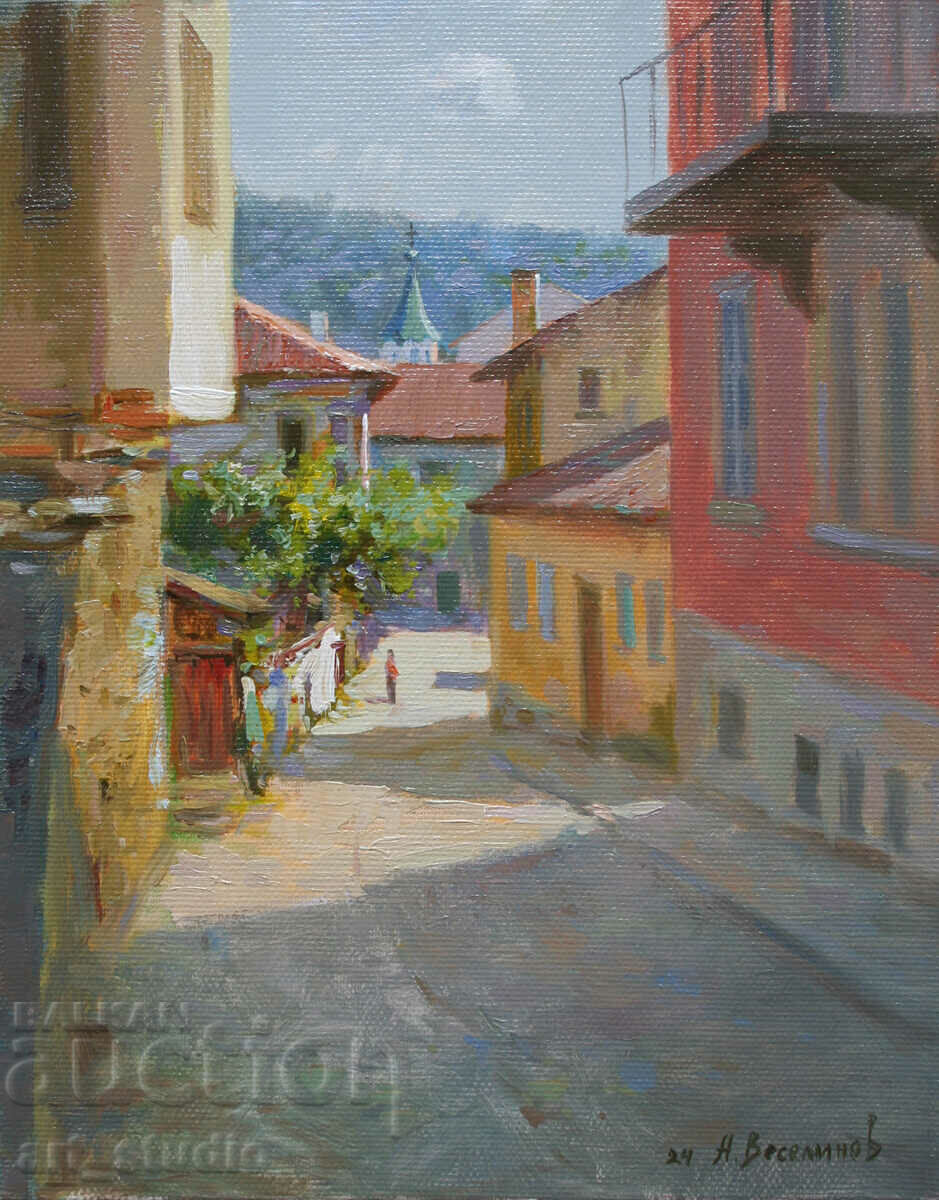 Tarnovska street - oil paints