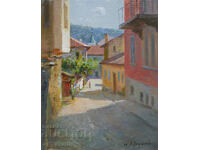 Tarnovska street - oil paints