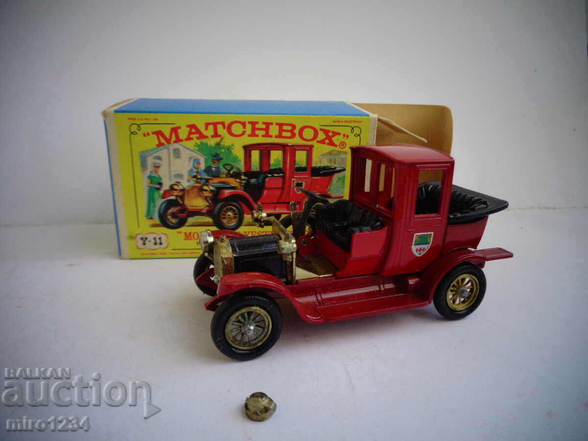 OT 1 СТ. БЗЦ  MATCHBOX  PACKARD LANDAULET 1912 МОДЕЛ КОЛИЧКА