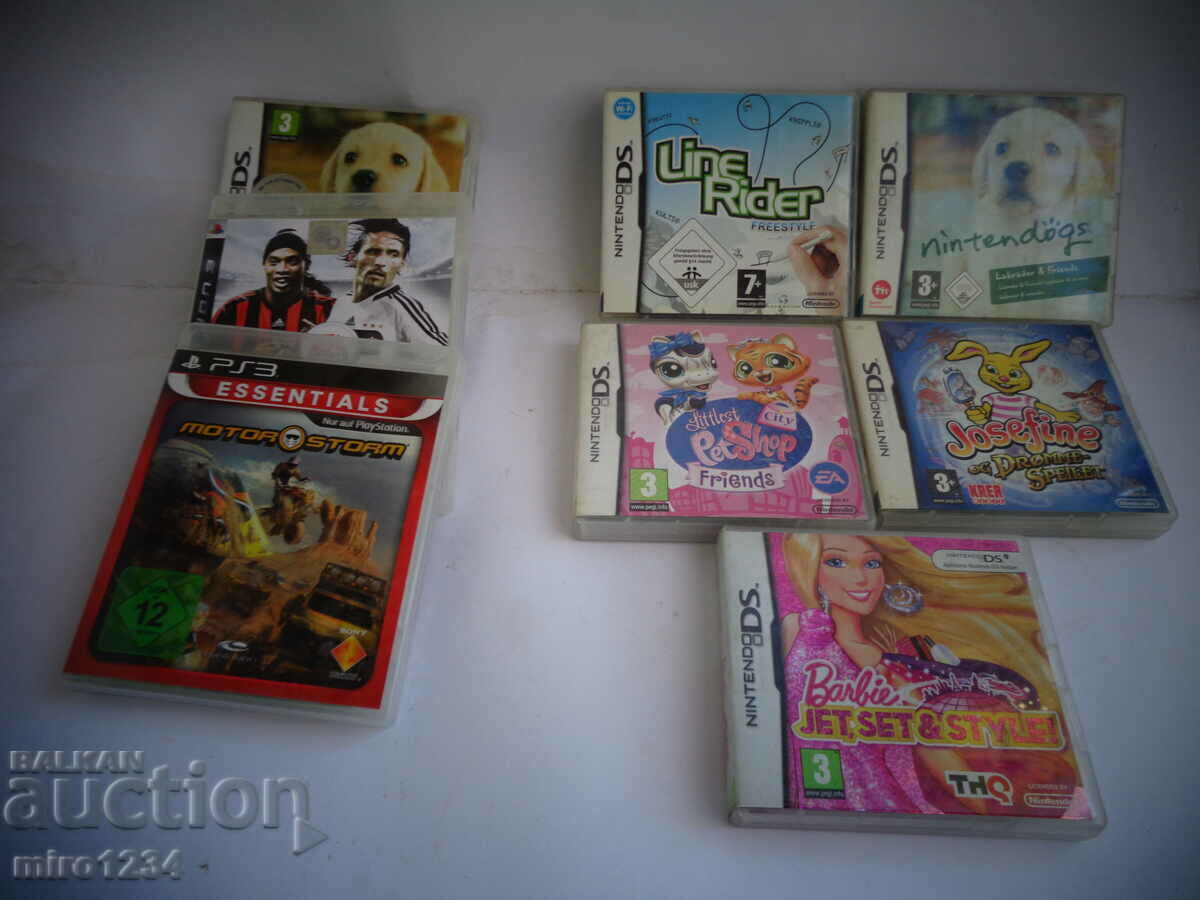 BZC NINTENDO DS PS 3 NINTENDO GAMES DISKETTES LOT