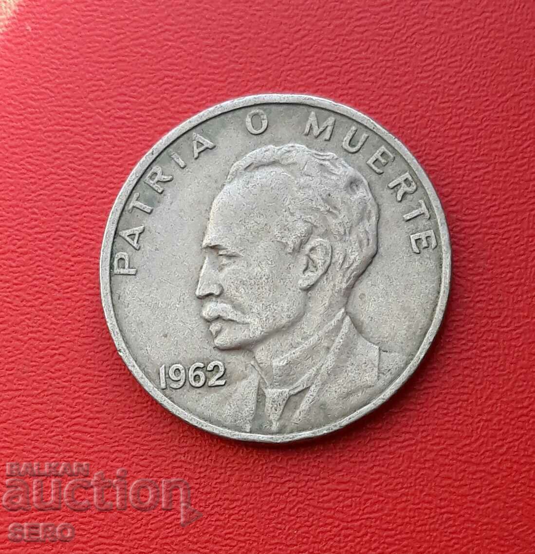 Cuba-20 centavos 1962