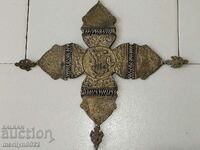 Cruce de bronz ceremonială renascentistă de la un drapel Sf. Gheorghe