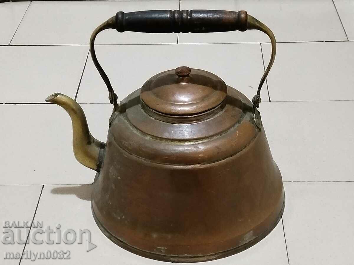 Old copper teapot copper household vessel with price 119.00 BGN | € 60.84 Old copper teapot copper household vessel with price 119.00 BGN | € 60.84