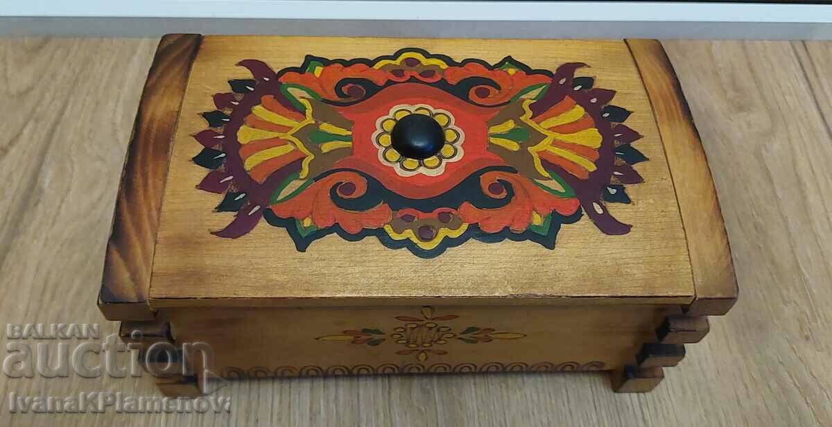 Wooden box for collectors