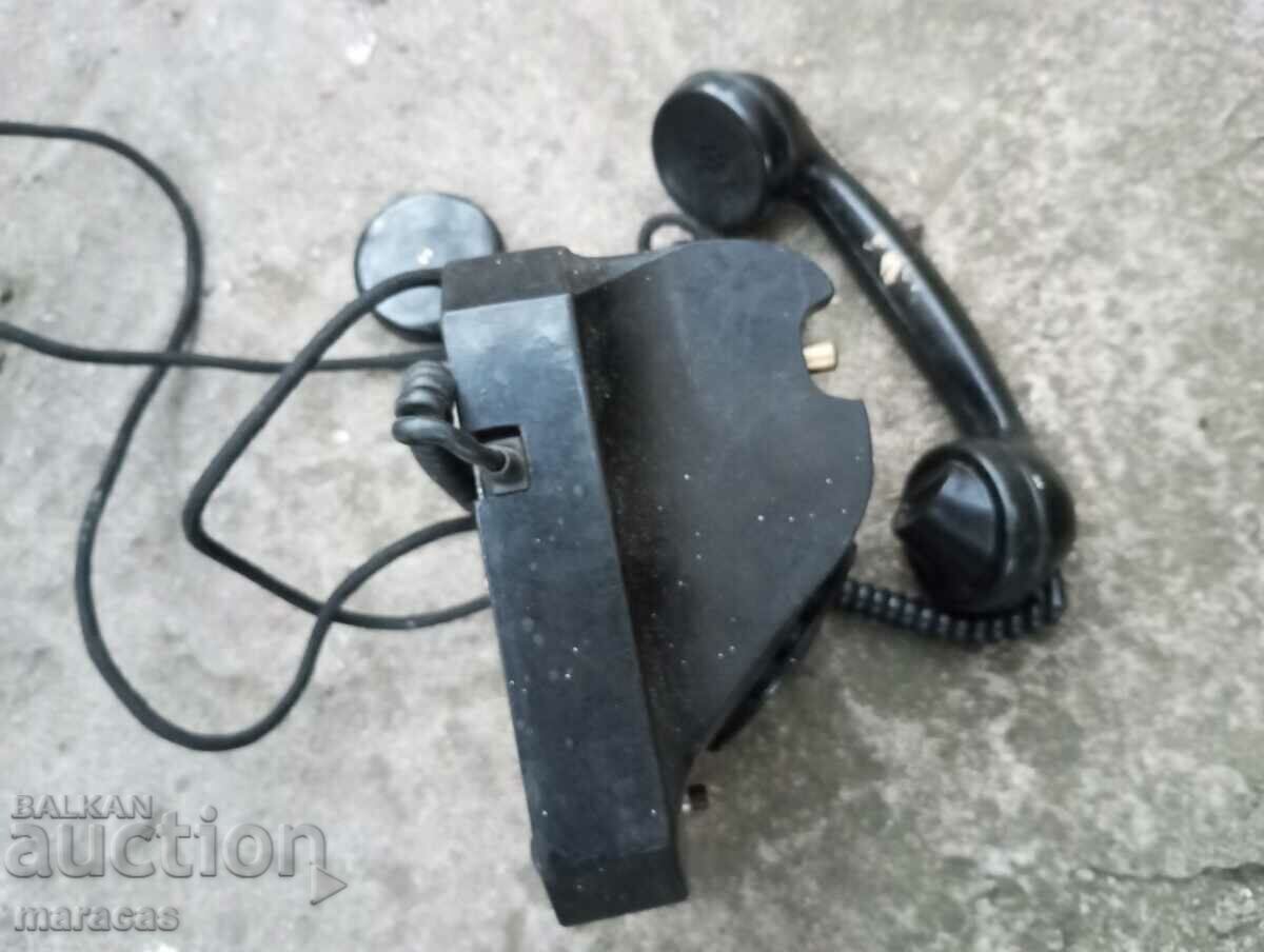 Auction Old bakelite phone Auction Old bakelite phone