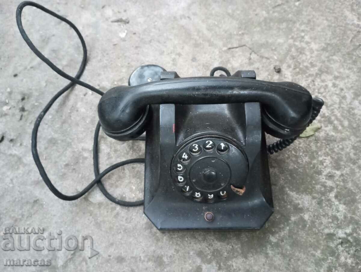 Old bakelite phone Old bakelite phone