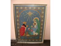 "The Adoration of the Magi" - professional framed tapestry