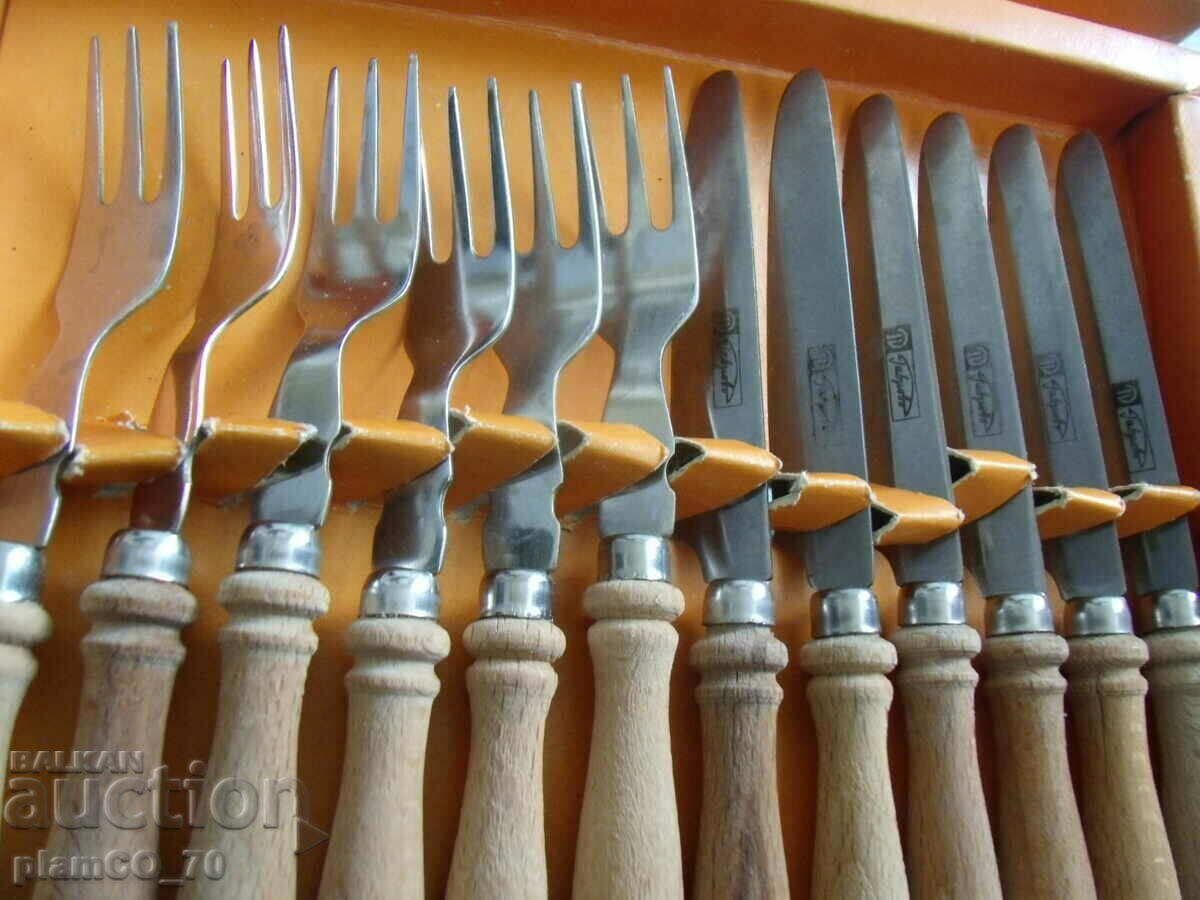Auction No.*7741 old cutlery set - "Bozentsi" Auction No.*7741 old cutlery set - "Bozentsi"