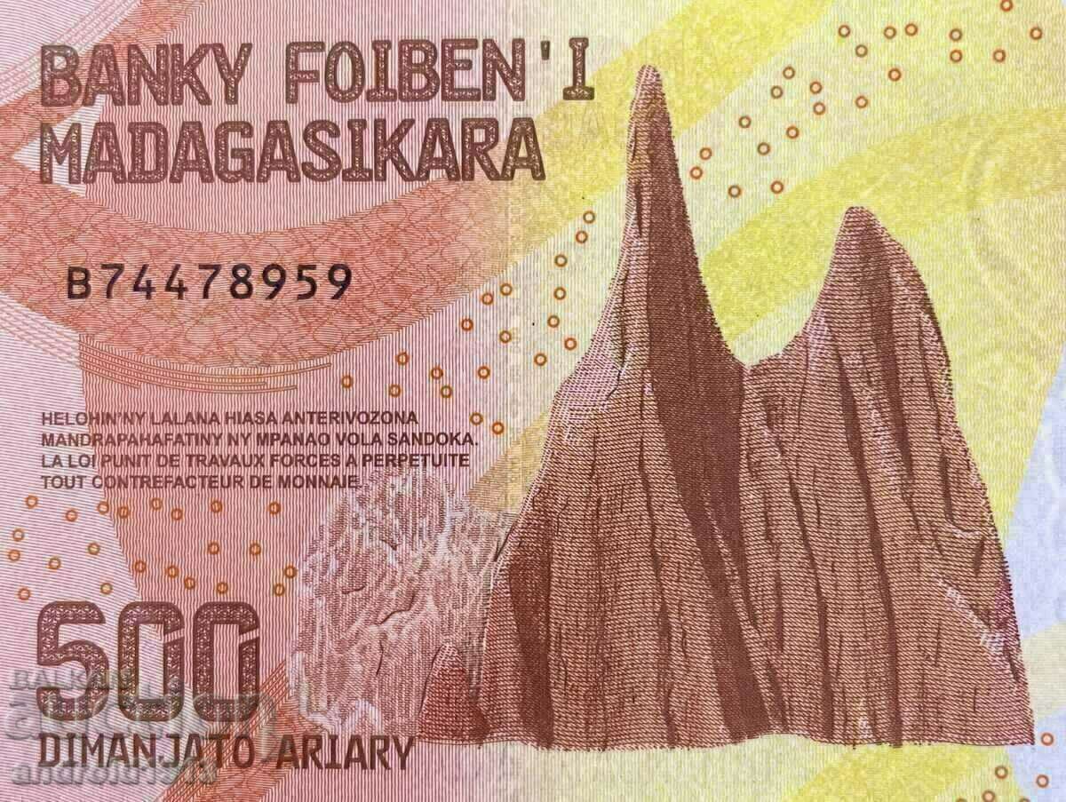 MADAGASCAR - TOP PRICE!! 500 ARIARY 2017, UNC