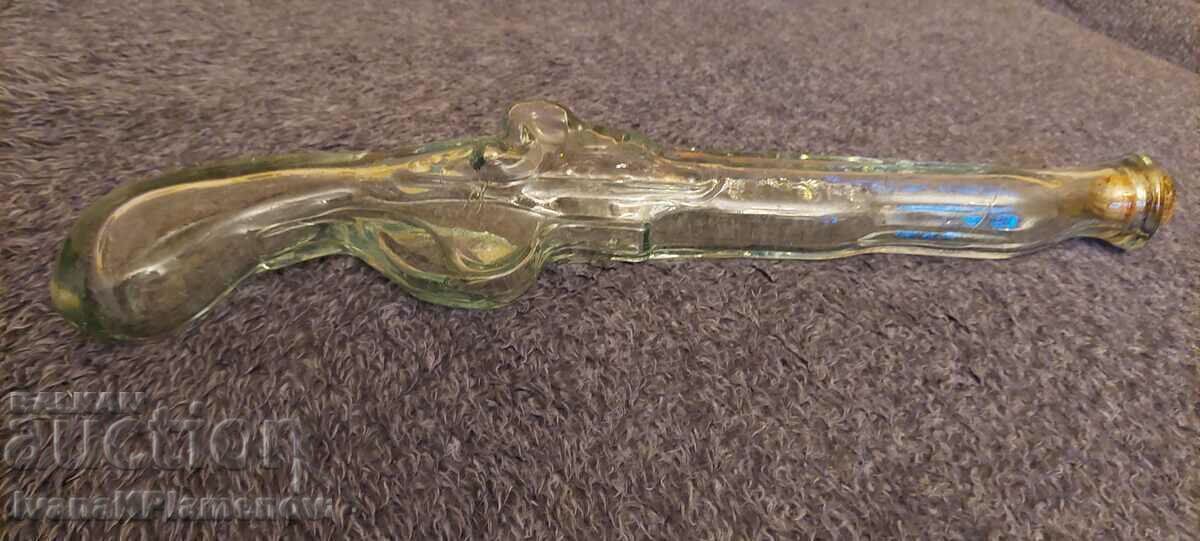 Sticlă de sticlă în formă de pistol cu preț 30.00 BGN | € 15.34 Sticlă de sticlă în formă de pistol cu preț 30.00 BGN | € 15.34