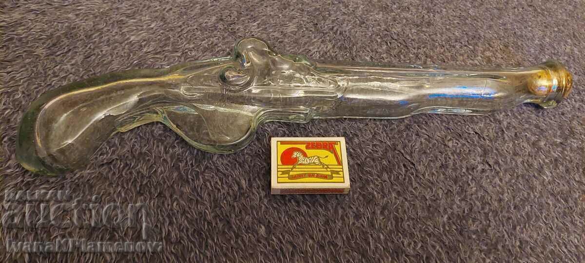 Glass bottle in the shape of a gun - 5 Glass bottle in the shape of a gun - 5