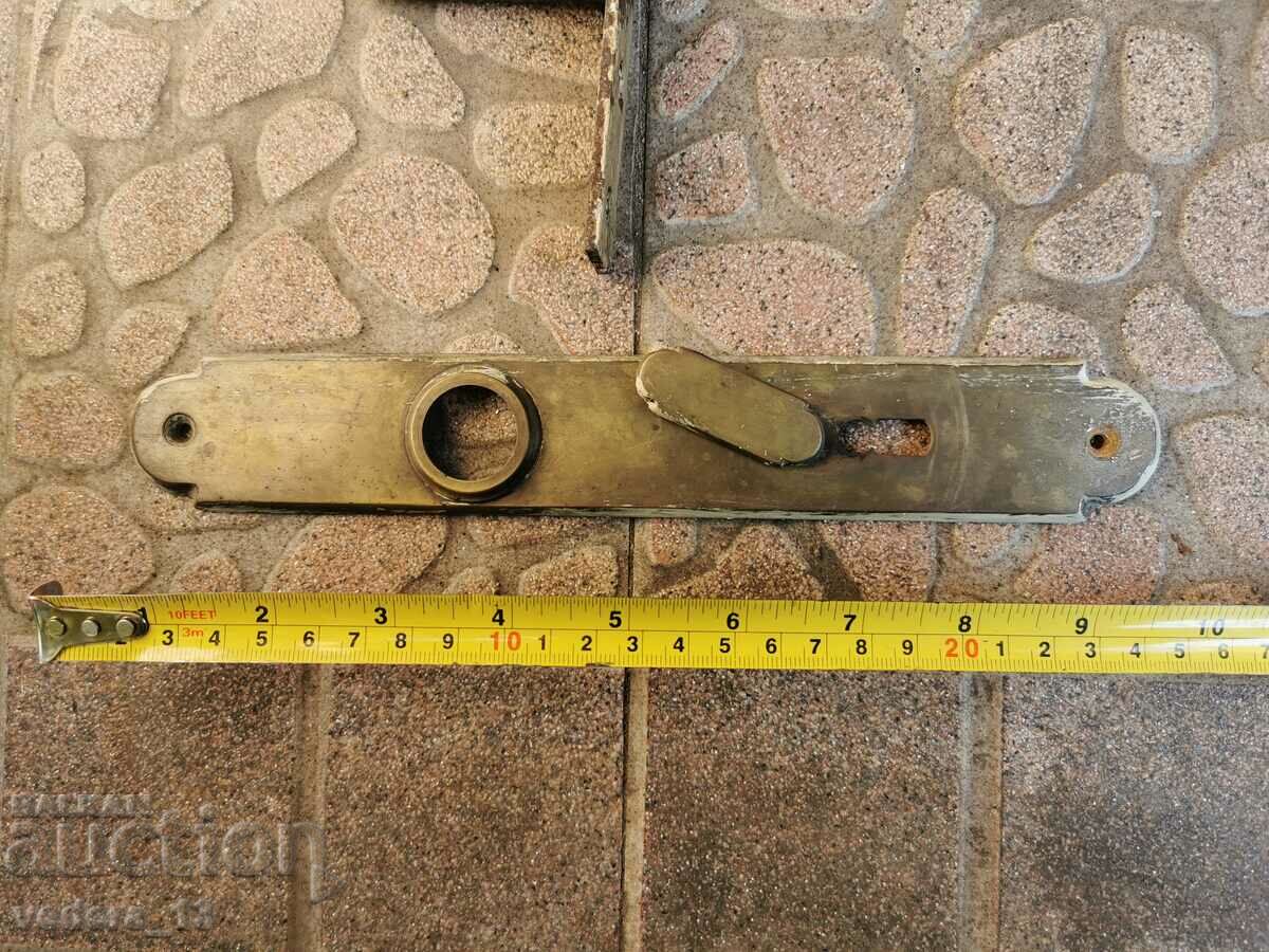 Auction OLD BRONZE LOCK - SET Auction OLD BRONZE LOCK - SET