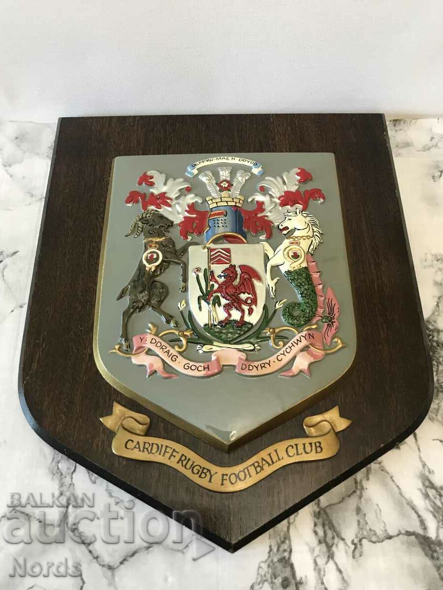 Wooden decoration coat of arms