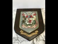 Wooden decoration coat of arms