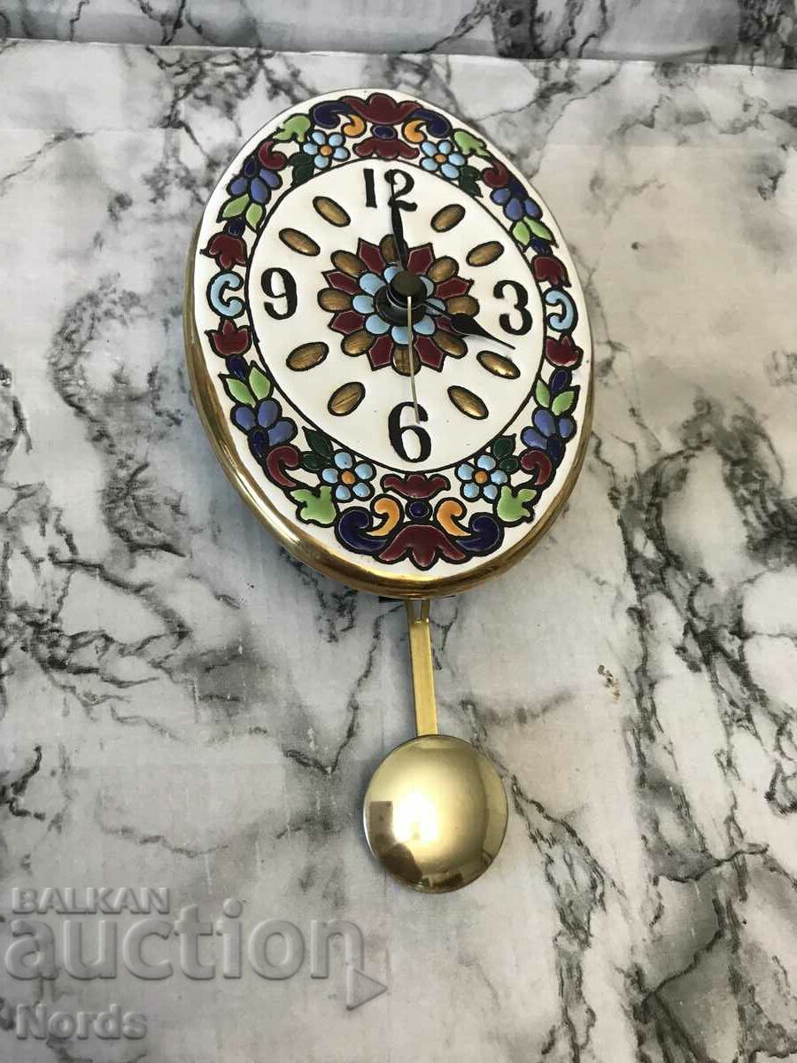 Beautiful porcelain clock