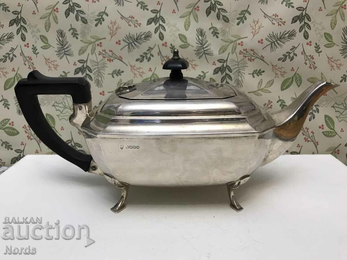 Silver plated teapot