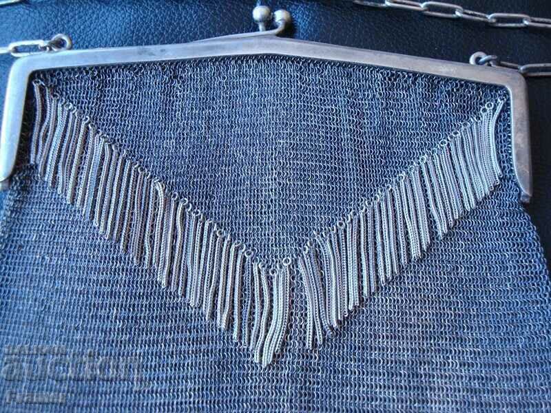 Delivery of Unique Silver bag 1900s Super stylish elegant 268 gr. Delivery of Unique Silver bag 1900s Super stylish elegant 268 gr.