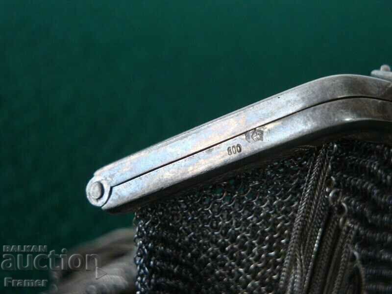 Geanta unică de argint anii 1900 Super elegant elegant 268 gr. - 7