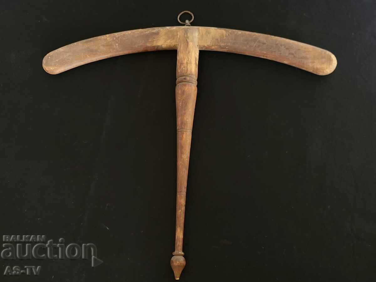 Antique wooden hanger