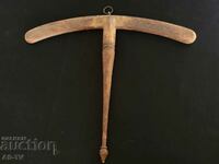 Antique wooden hanger