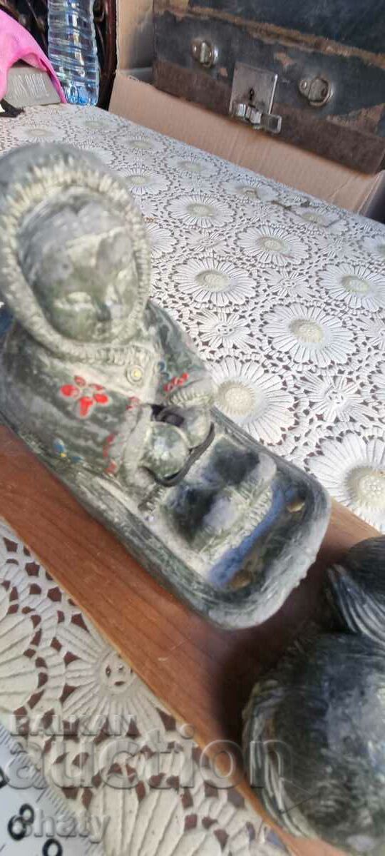 Παλιά φιγούρα .Εσκιμώος. Σκύλοι. - 6 Παλιά φιγούρα .Εσκιμώος. Σκύλοι. - 6