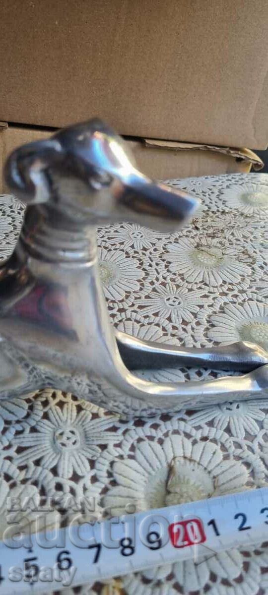 Auction Old figure Dog. Metal sculpture Auction Old figure Dog. Metal sculpture