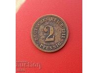 Γερμανία-2 pfennig 1911 Α-Βερολίνο