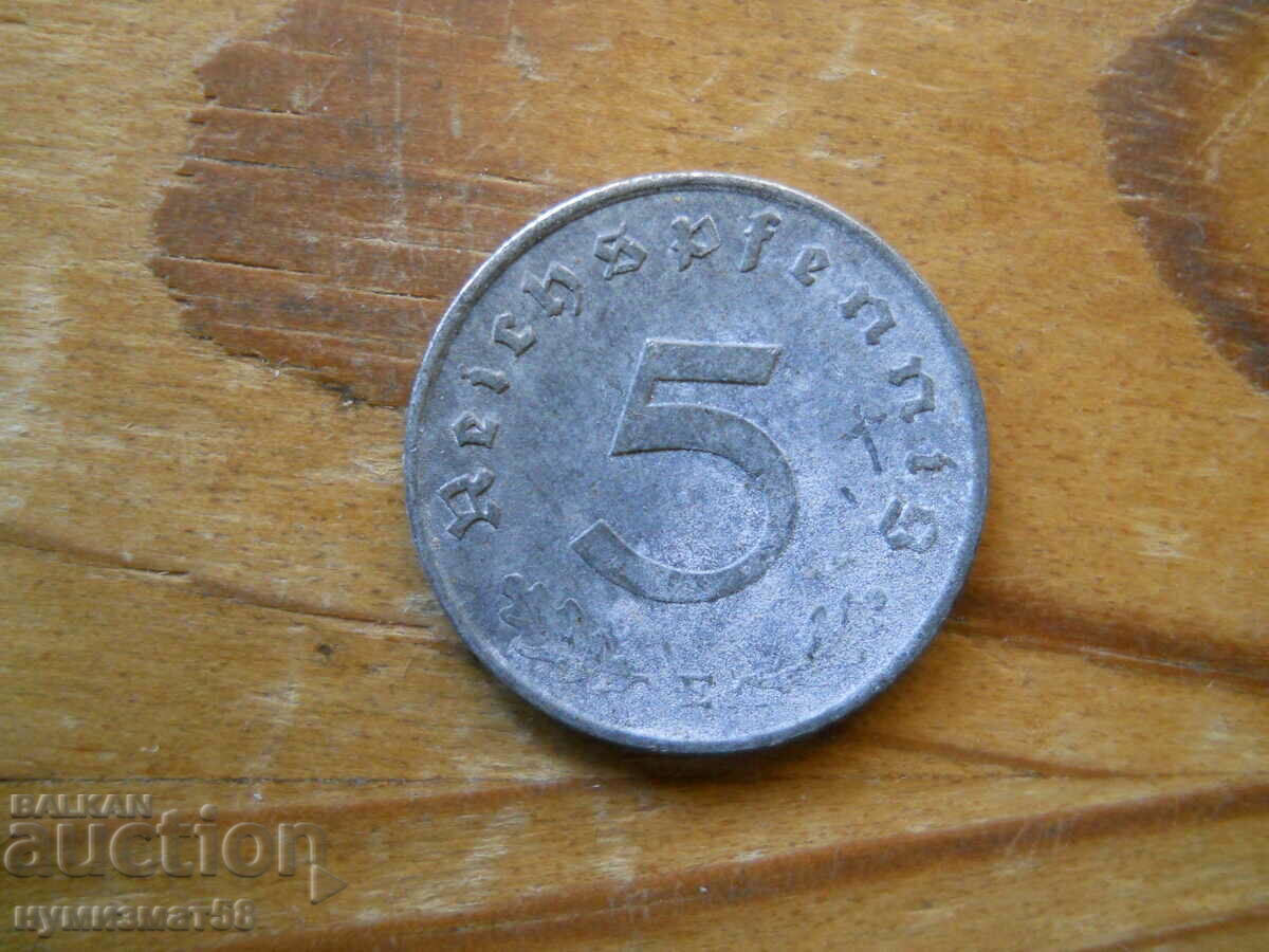 5 Pfennig 1943 - Germania (E)