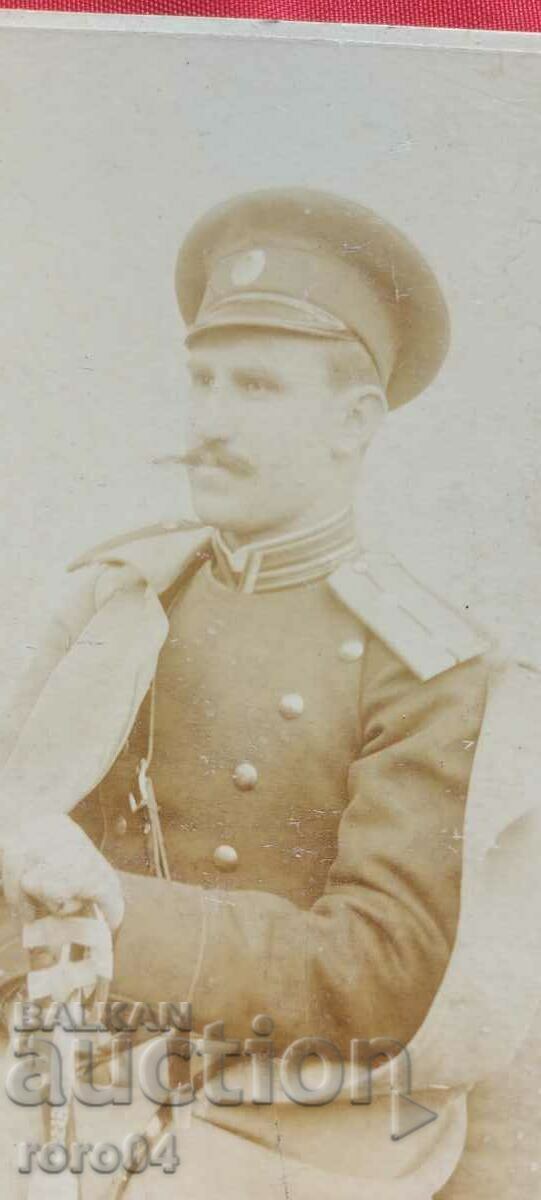 BULGARIAN OFFICER - CARDBOARD - 6 BULGARIAN OFFICER - CARDBOARD - 6