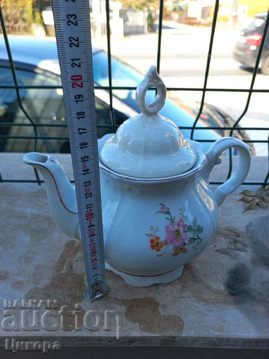 Auction OLD BULGARIAN PORCELAIN KETTLE Auction OLD BULGARIAN PORCELAIN KETTLE