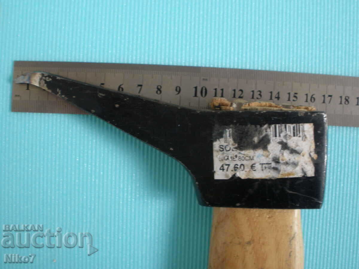 Εργαλείο γερμανικού ξυλοκόπου (τσεκούρι, γάντζος). - 6 Εργαλείο γερμανικού ξυλοκόπου (τσεκούρι, γάντζος). - 6