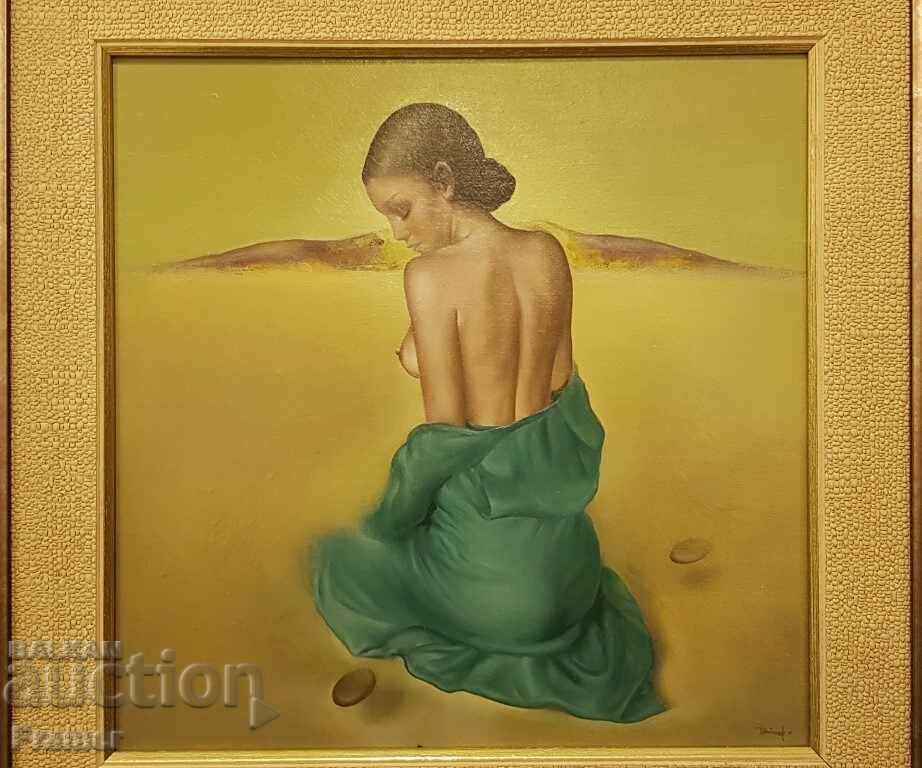 Dimitar Voinov - blue Muse oil paints ORIGINAL - 5