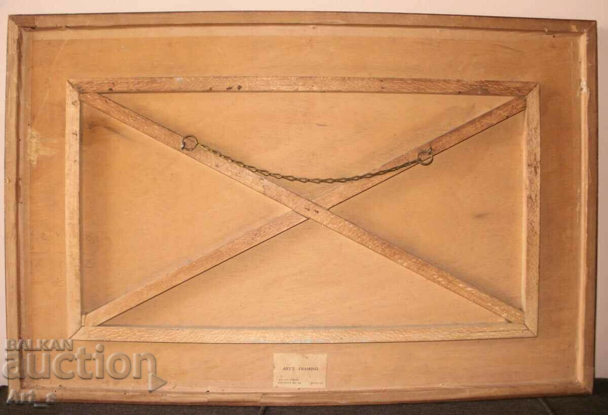 A characteristic landscape from Thailand, signed and framed - 6 A characteristic landscape from Thailand, signed and framed - 6