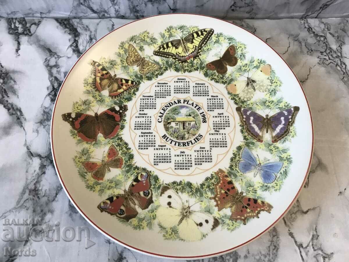 Collector's plate - calendar 1998