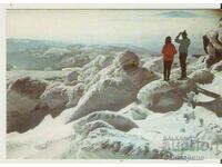 Harta Bulgaria Sofia Vitosha Vedere de la Cherni Vrah spre Rila*