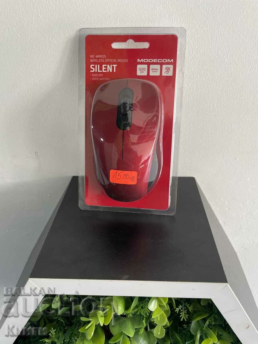 Mouse MODECOM MC-WM10S WLESS RED - nou