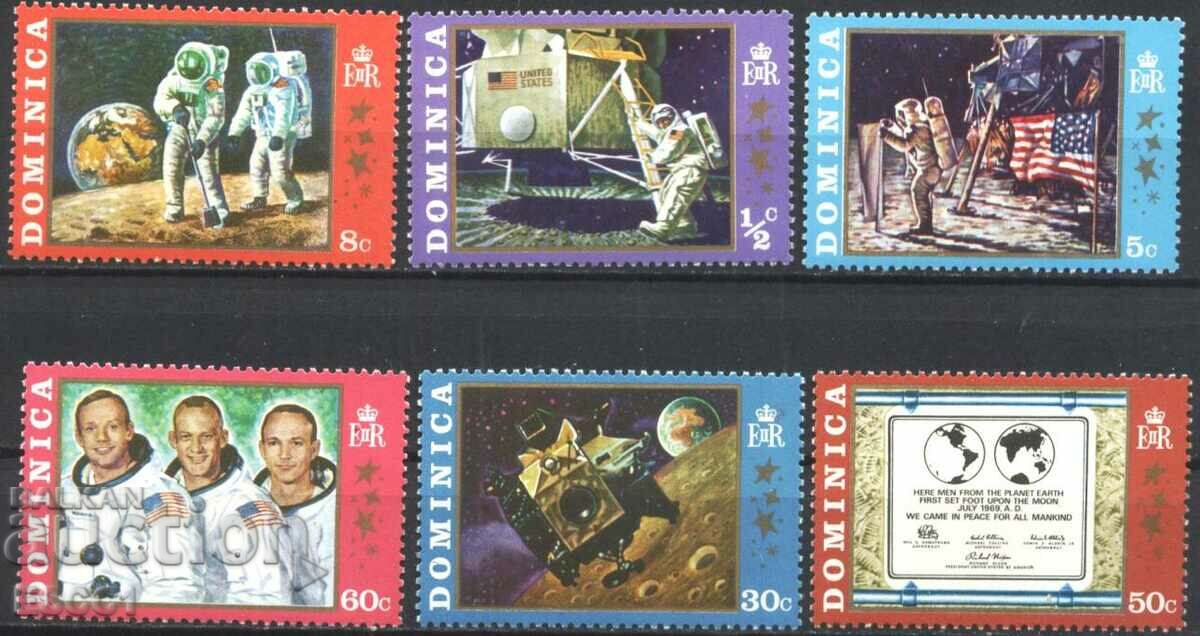 Timbre curate Kosmos 1970 din Dominica