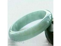 Stylish natural ice green jade bracelet