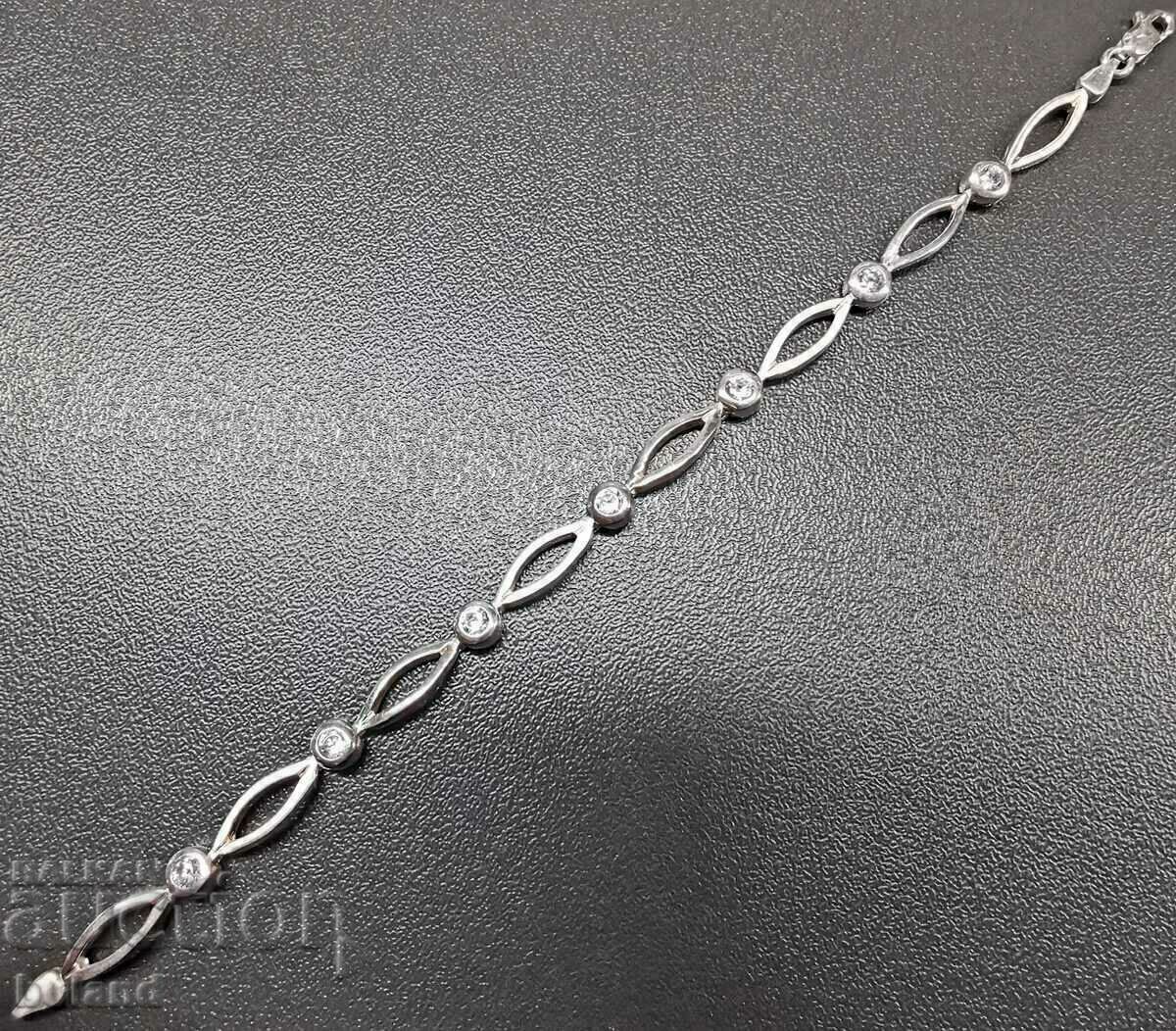 Women's Silver Bracelet with Stones Silver 0.925 Jewelry