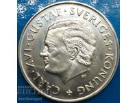 Sweden 100 kroner 1988 Karl XVI Jubilee 16.14g silver