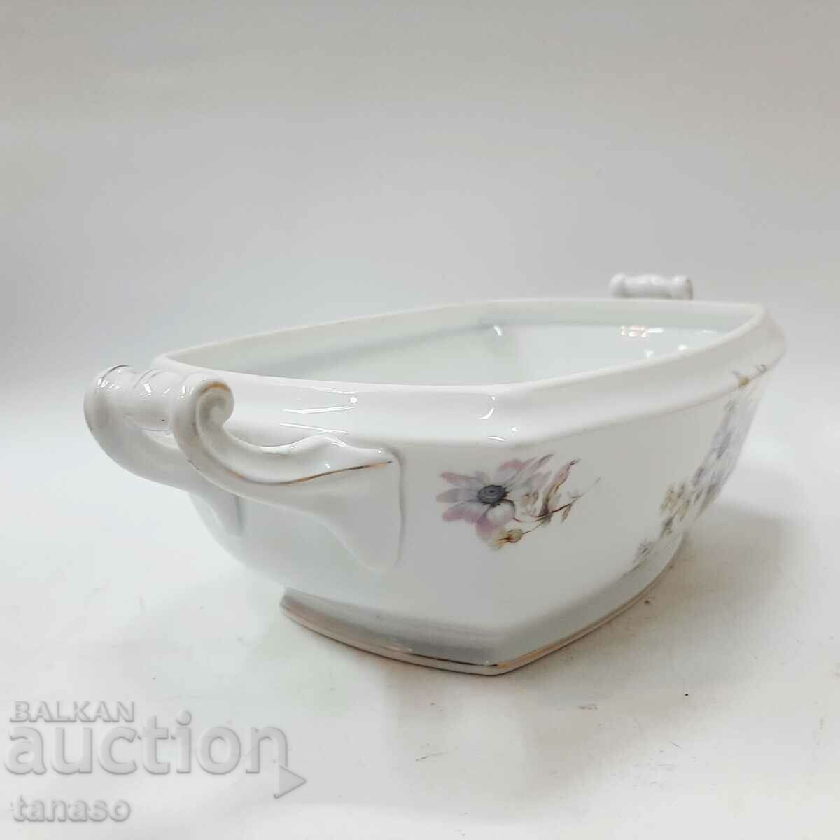 Old porcelain bowl, tureen (3.2) - 5