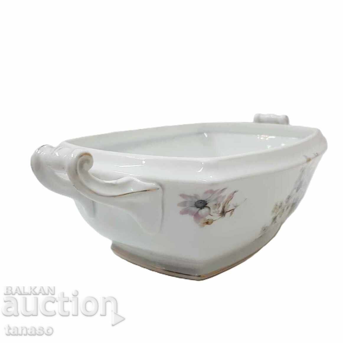 Bol vintage din porțelan cu mânere – Cehoslovacia 50–60 - 5 Bol vintage din porțelan cu mânere – Cehoslovacia 50–60 - 5