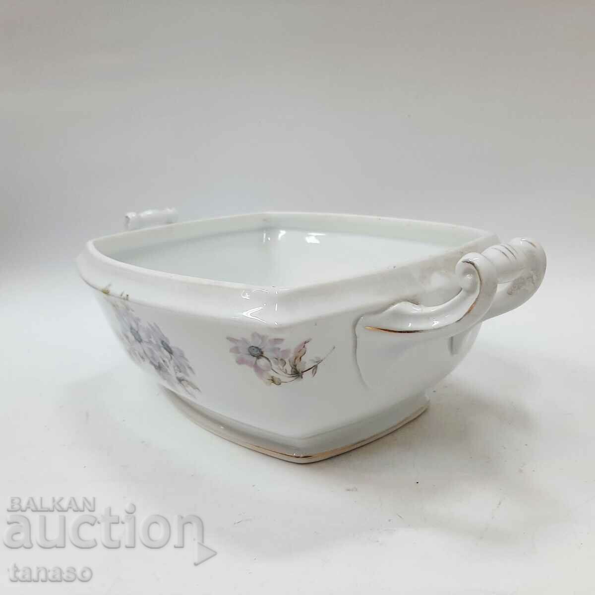 Old porcelain bowl, tureen (3.2) - 6